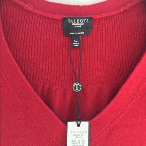 TALBOTS 100% cashmere sweater